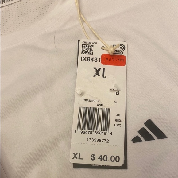 Adidas Women’s Classic White Training Tee - Picture 4 of 8